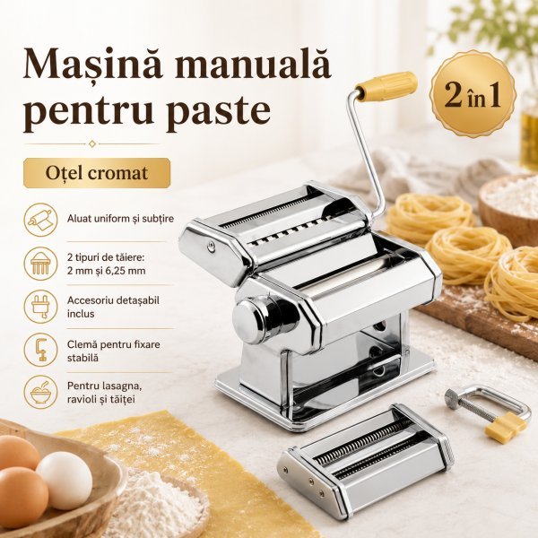 Mașină manuală pentru paste